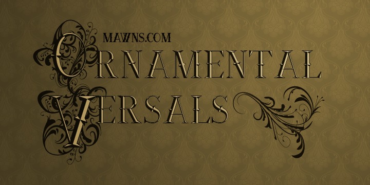 Font Ornamental Versals